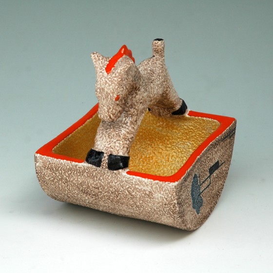 Cestino con cavalluccio (omaggio a Nino Strada)